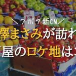 クボタCM八百屋のロケ地はどこ？長澤まさみとパックンが訪れたのはココ